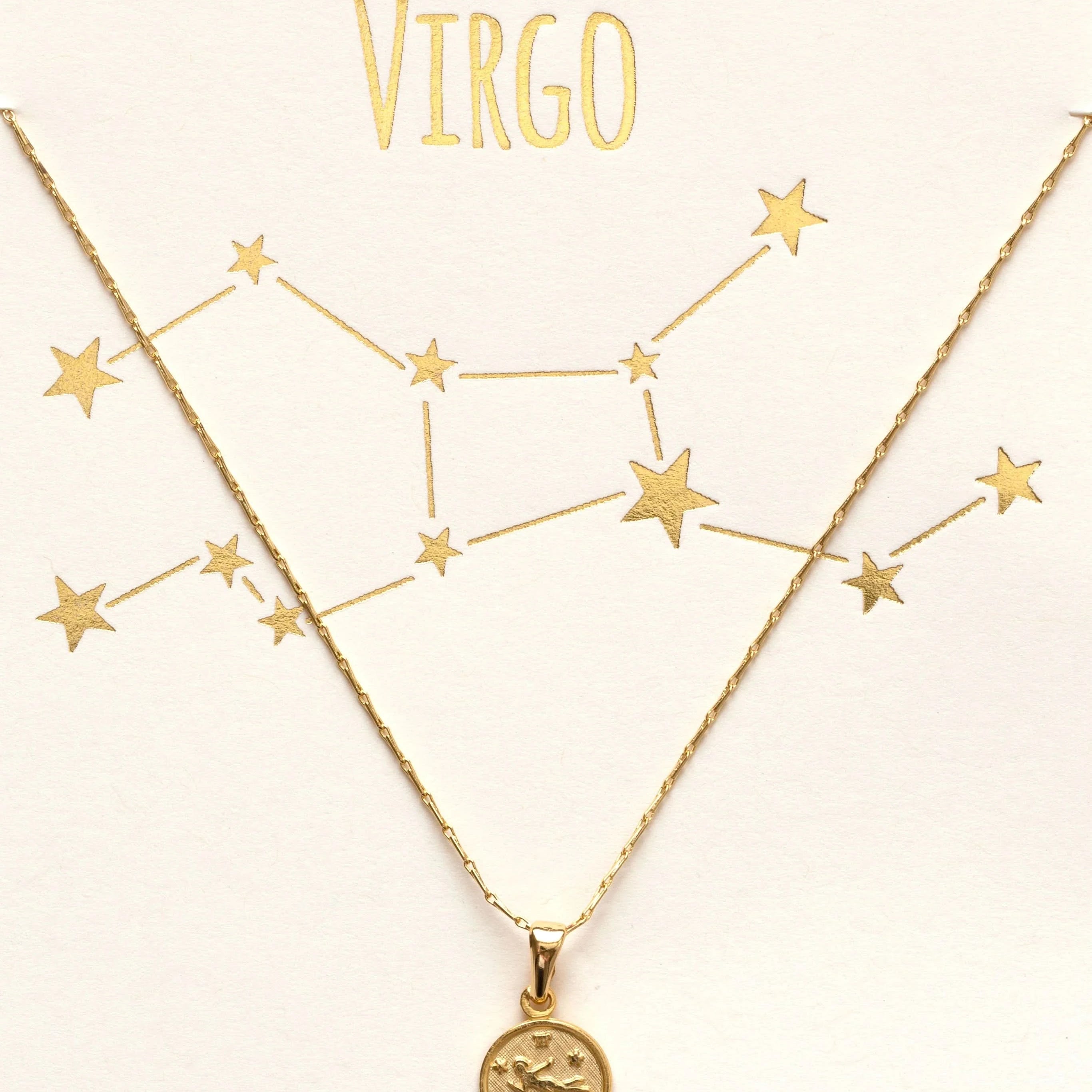 Tiny Zodiac Pendant Necklace - FORM + CONTENT