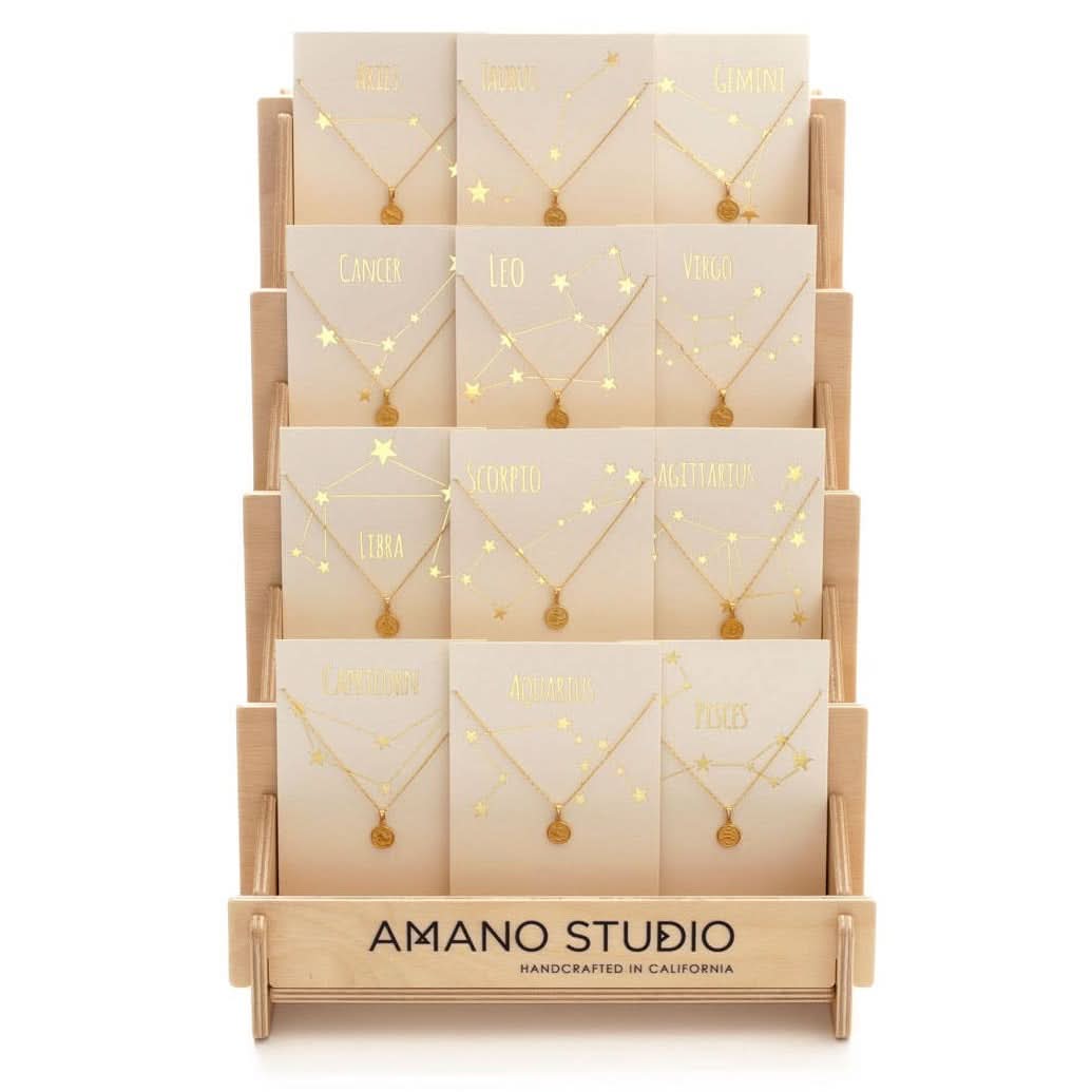 Tiny Zodiac Pendant Necklace - FORM + CONTENT