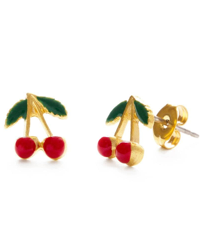 Cherry Stud Earrings - FORM + CONTENT