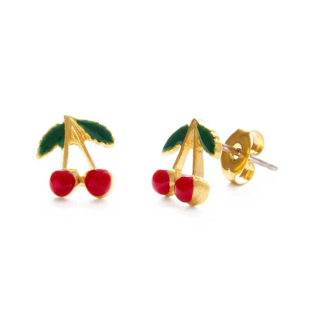 Cherry Stud Earrings - FORM + CONTENT