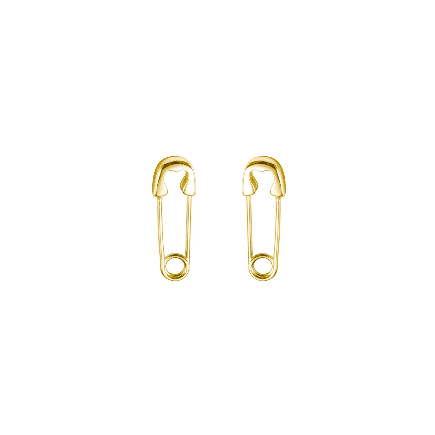 Mini Safety Pin Earrings