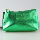 Metallic Makeup Clutch - green - FORM + CONTENT