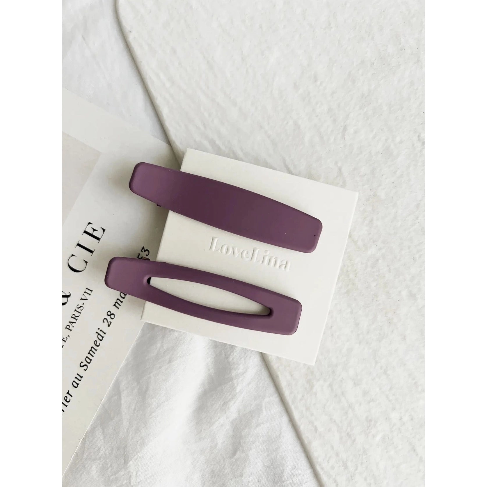 Matte Flat Hair Clip Sets