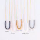 Carly Necklace - 18" 24K Gold plated - FORM + CONTENT