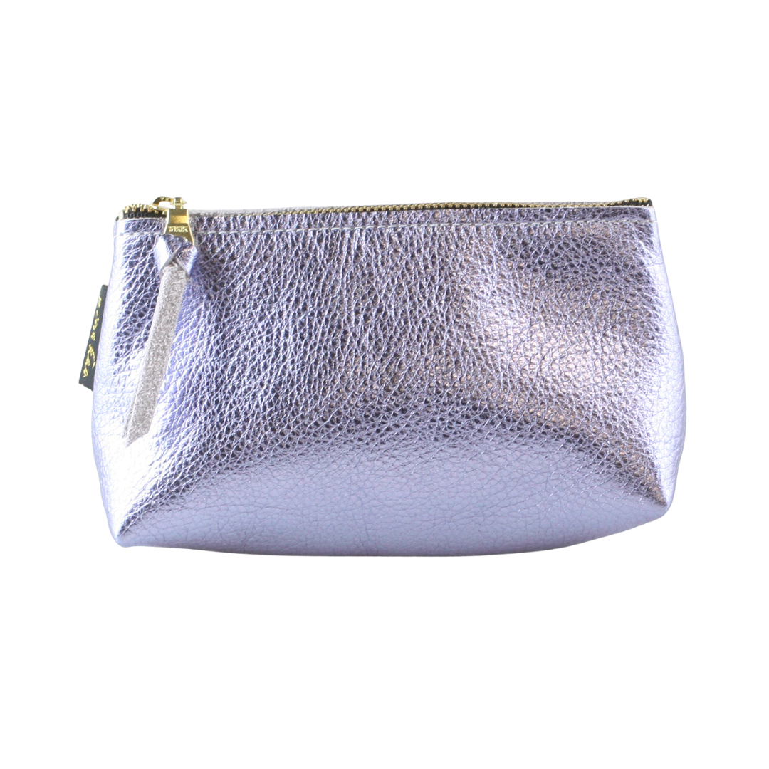 Metallic Makeup Clutch