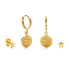 Zodiac Huggie Hoop & Stud Earrings - FORM + CONTENT