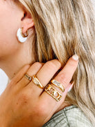 Erma Huggie Hoop Earrings - FORM + CONTENT