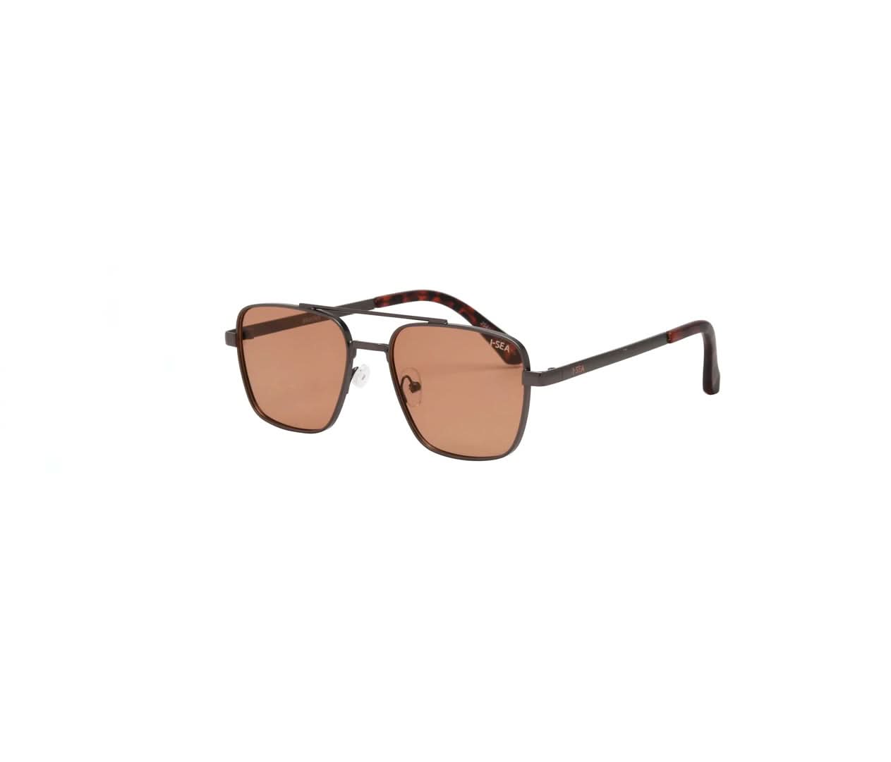 Metal framed Sunglasses with brown Polarized lens