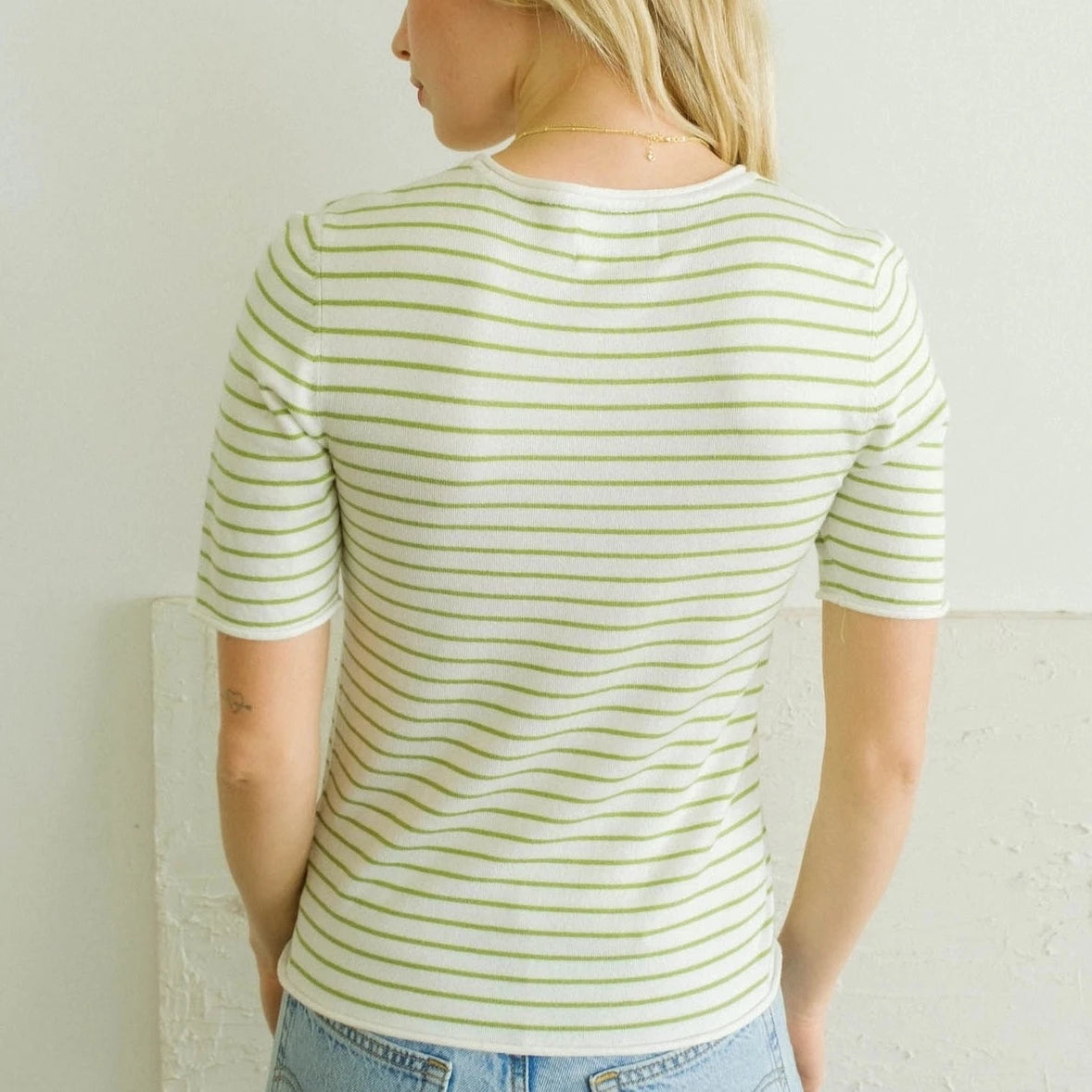 Striped Sweater T-shirt - FORM + CONTENT