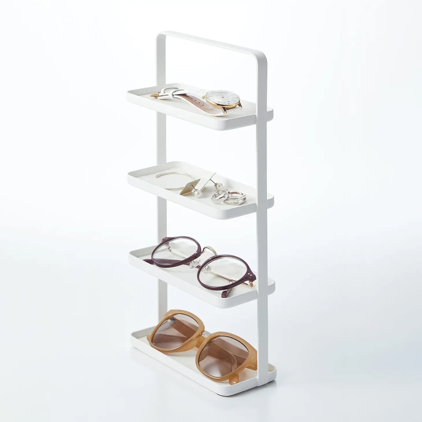 4-Tier Tower Jewelry Stand - Steel - FORM + CONTENT