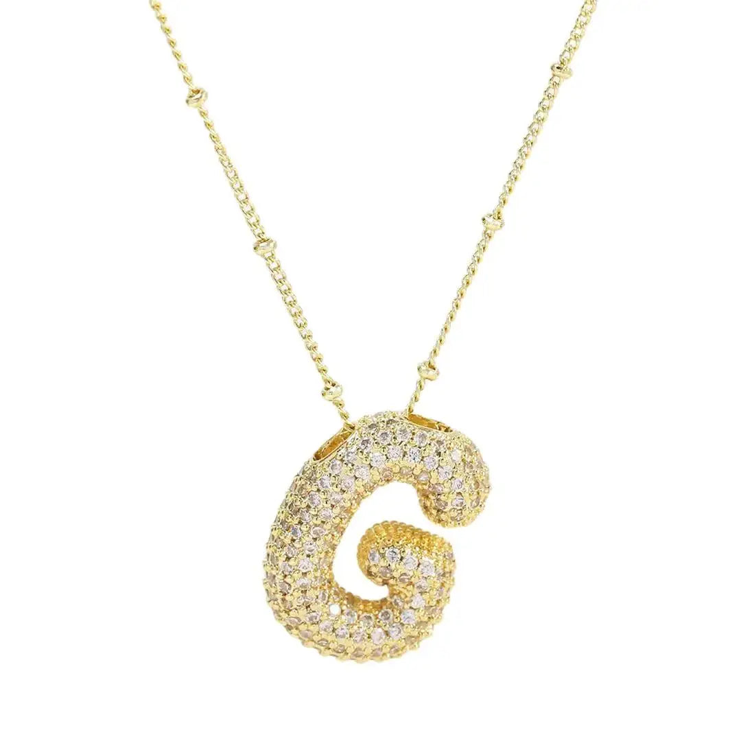 Womens Clothing and Accessories Boutique in Santa Clarita | Gold Initial G Necklace | FORM + CONTENT