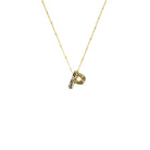 Initial Balloon Bubble 18K Gold Necklace: B / Gold Filled - FORM + CONTENT