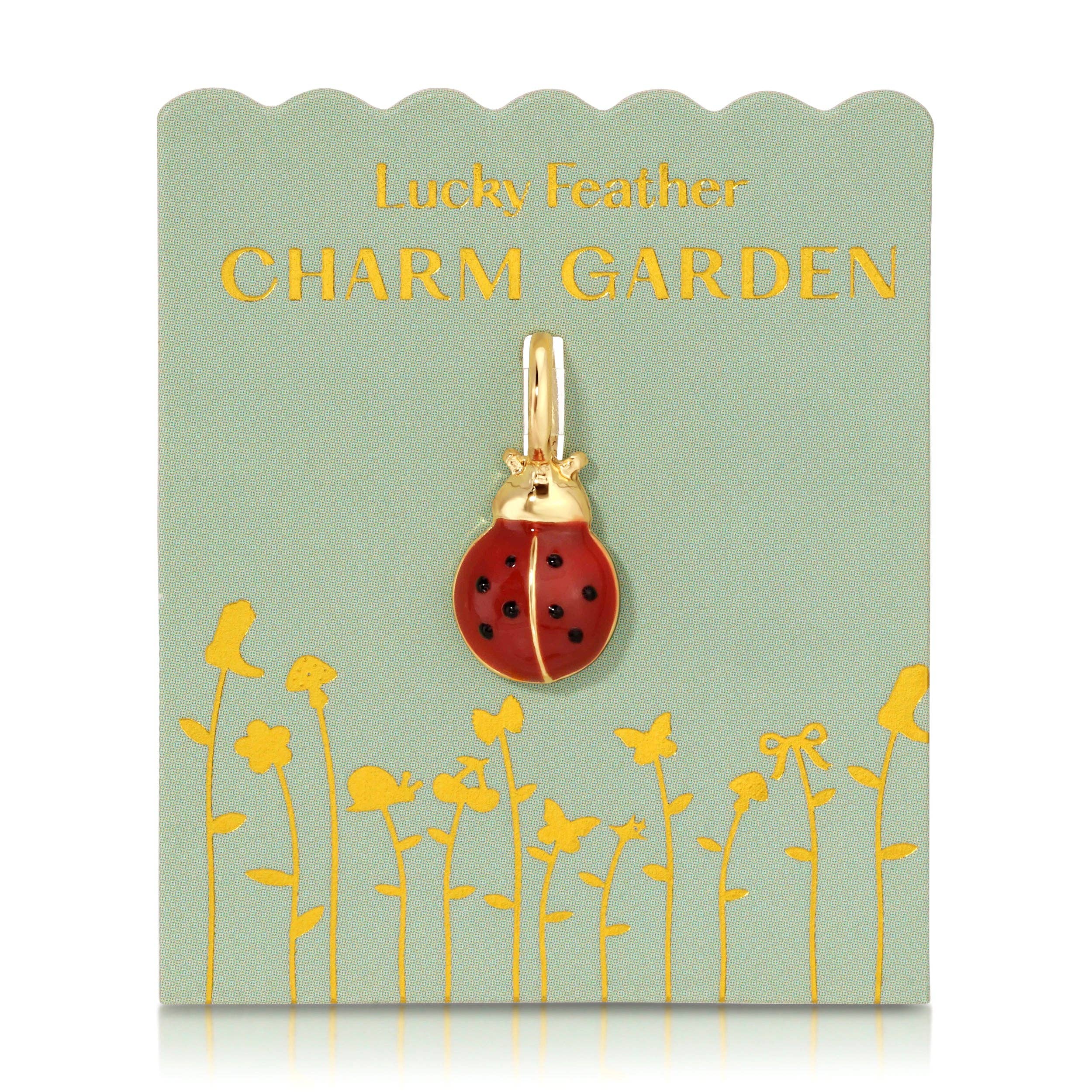 Lucky Feather Necklace + Bracelet Charms