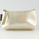 Metallic Makeup Clutch - champagne  - FORM + CONTENT