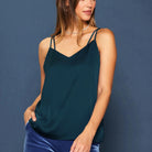 Recycled Double Strap Cami Tank Top - FORM + CONTENT