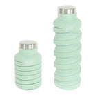 Expandable water green bottle metal top