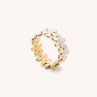 White Daisy Ring- Size 7 - FORM + CONTENT