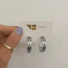 Carly Daisy Earrings Silver - FORM + CONTENT