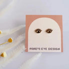 Gold Eye Stud Earrings - FORM + CONTENT