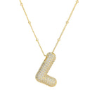 Santa Clarita Boutique | Shop Gold Initial L Necklace | FORM + CONTENT