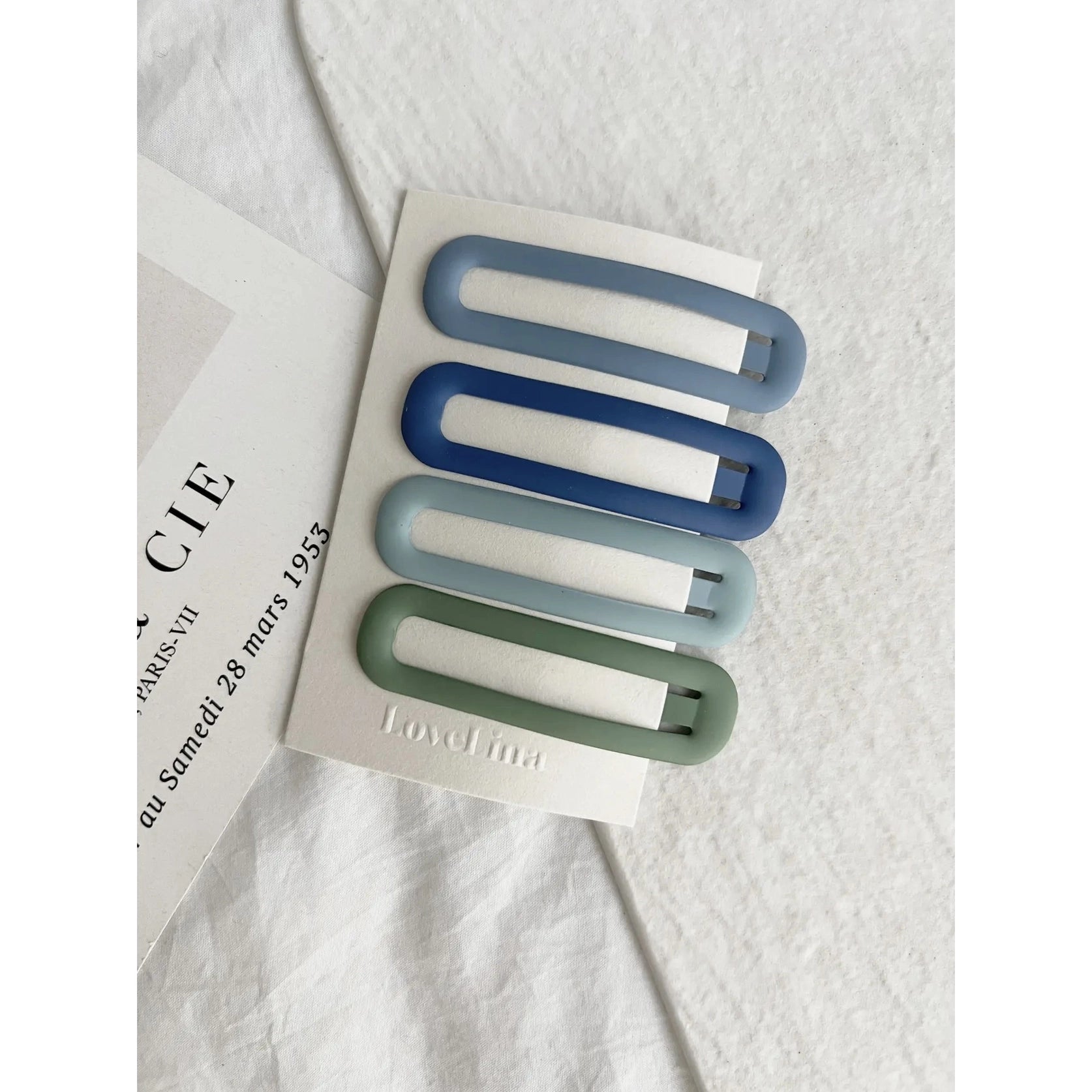 Matte Jumbo Flat Clips Set