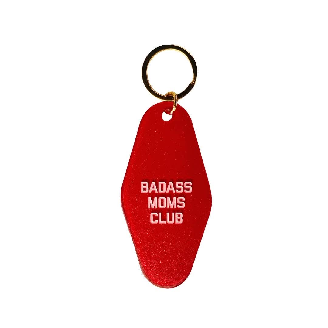 Red Badass Moms Club Keychain - FORM + CONTENT