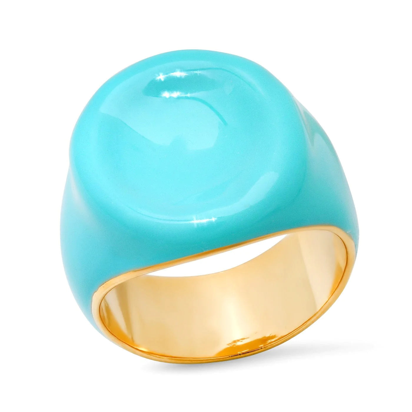 Enamel Signet Ring