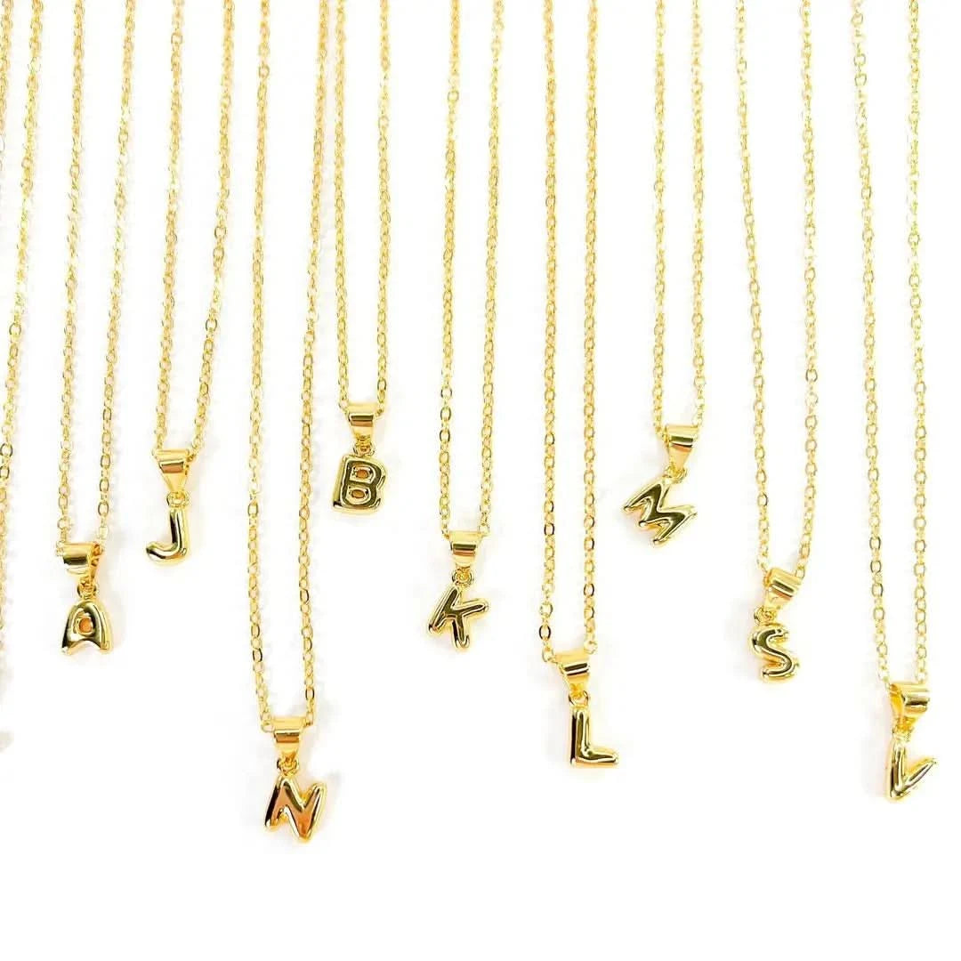 Baby Bubble Balloon Necklace Alfabets