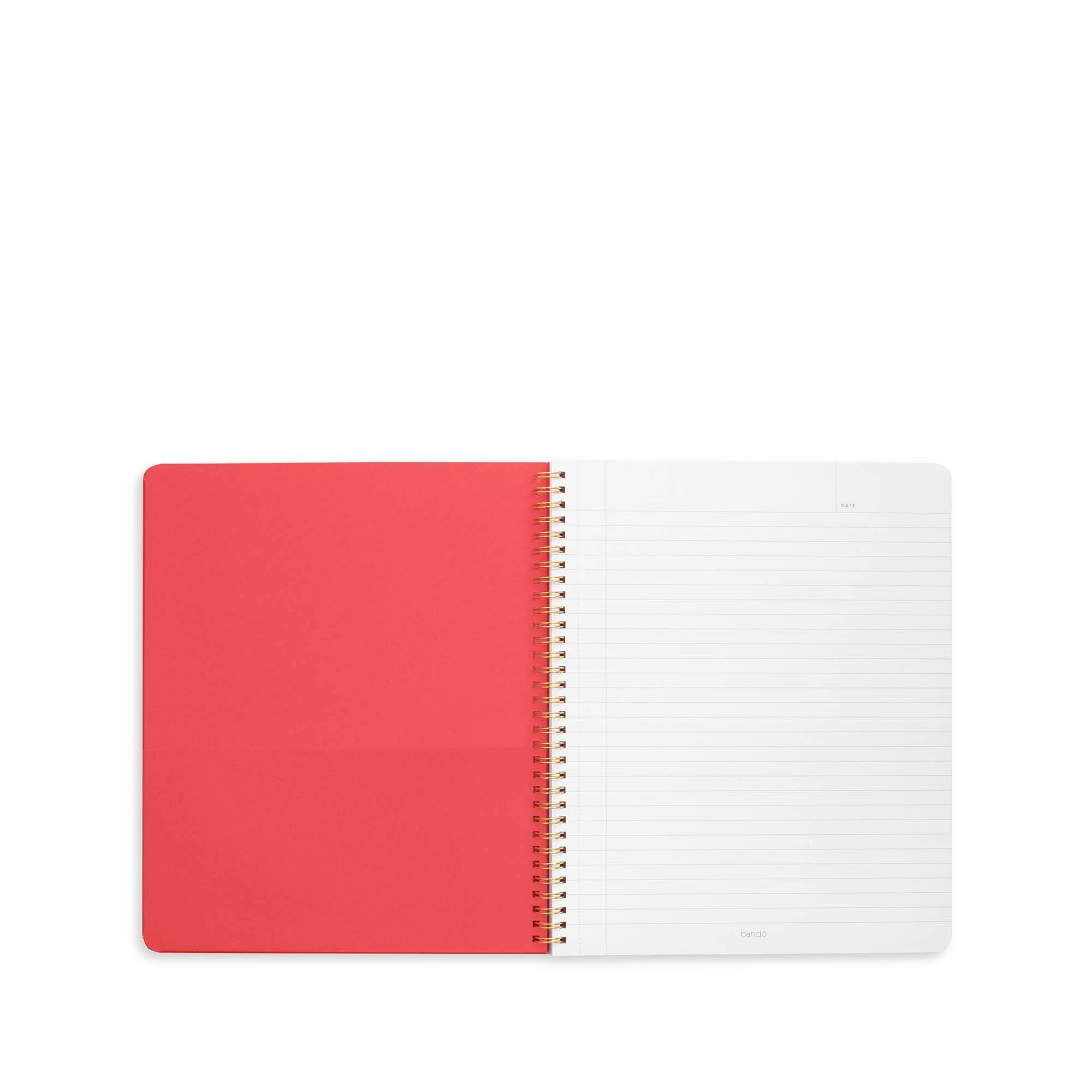 Ban.do Rough Draft Large Notebook, Flowers and Fruit