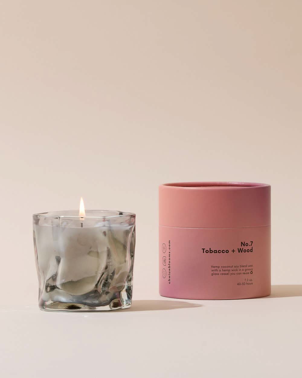 Choice Bloom Candle No. 7 Tobacco + Wood