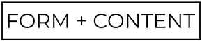 FORM + CONTENT Logo