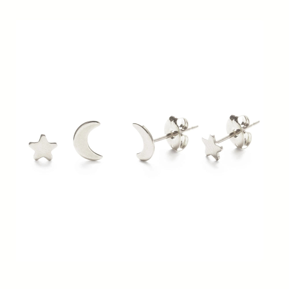 Night Sky Stud Earring Combo - FORM + CONTENT