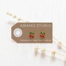 Cherry Stud Earrings - FORM + CONTENT