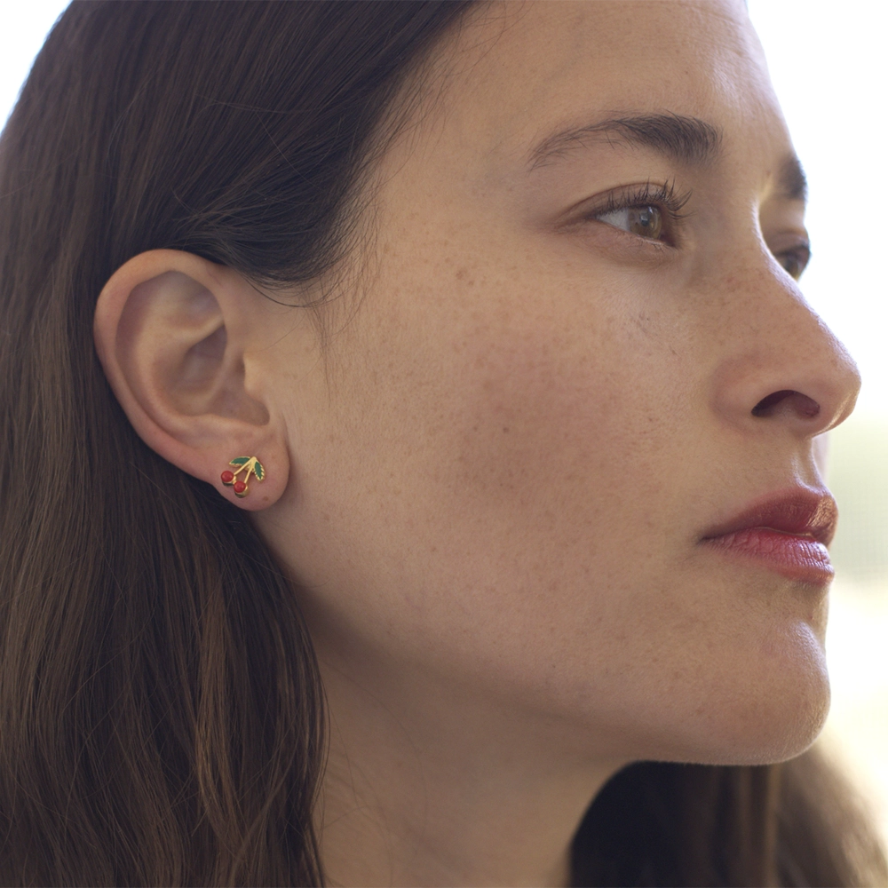 Cherry Stud Earrings - FORM + CONTENT