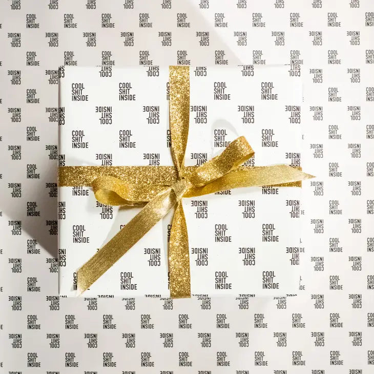 Cool Shit Inside Wrapping Paper - FORM + CONTENT