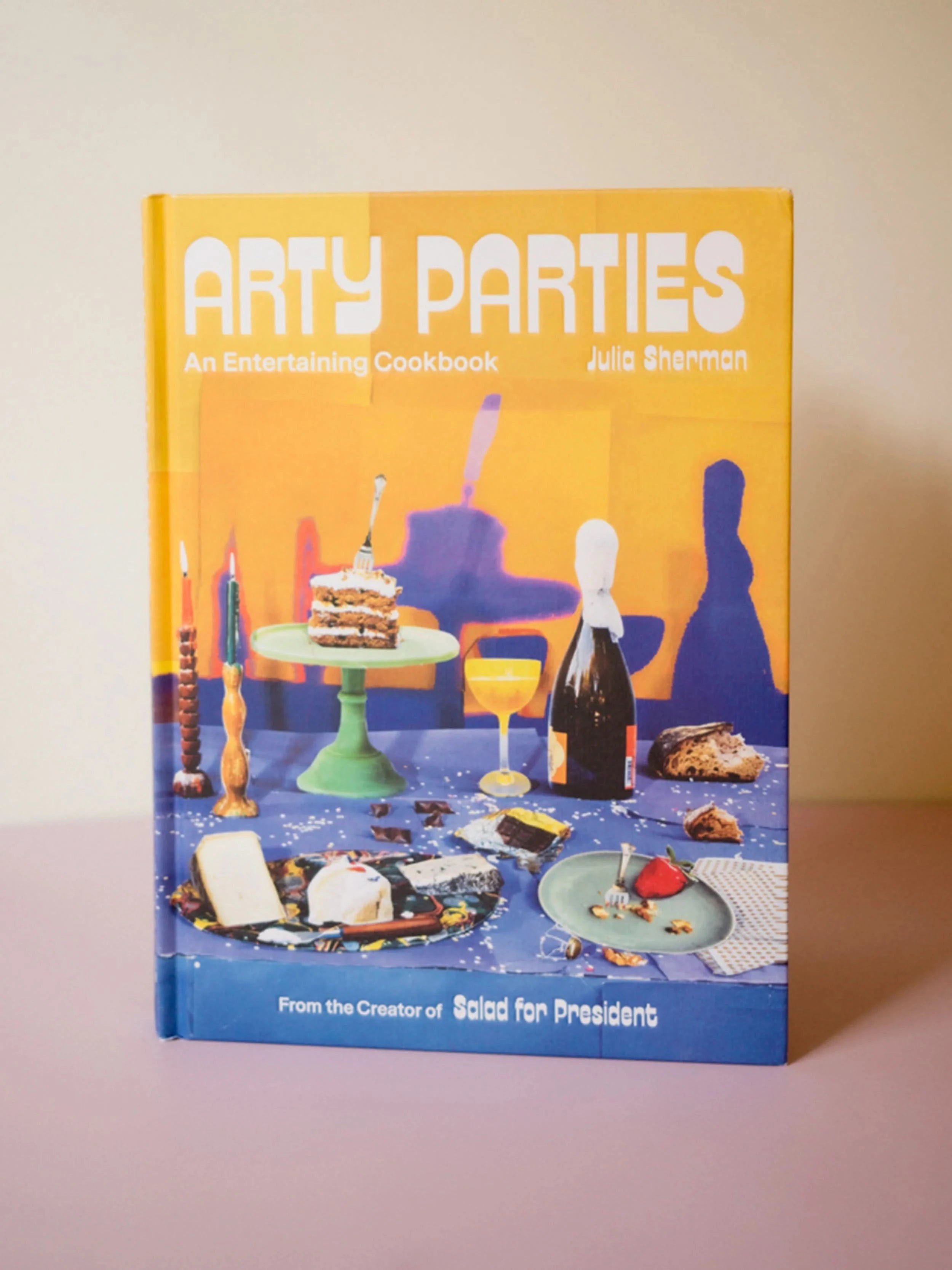 Colorful Arty parties cookbook