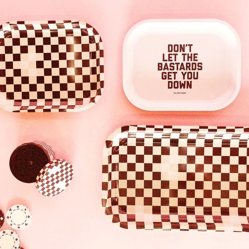 Black + White Checker Medium tray - FORM + CONTENT