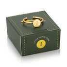 14k Gold Initial Rings - FORM + CONTENT