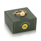 14k Gold Initial Rings - FORM + CONTENT