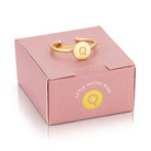 14k Gold Initial Rings - FORM + CONTENT