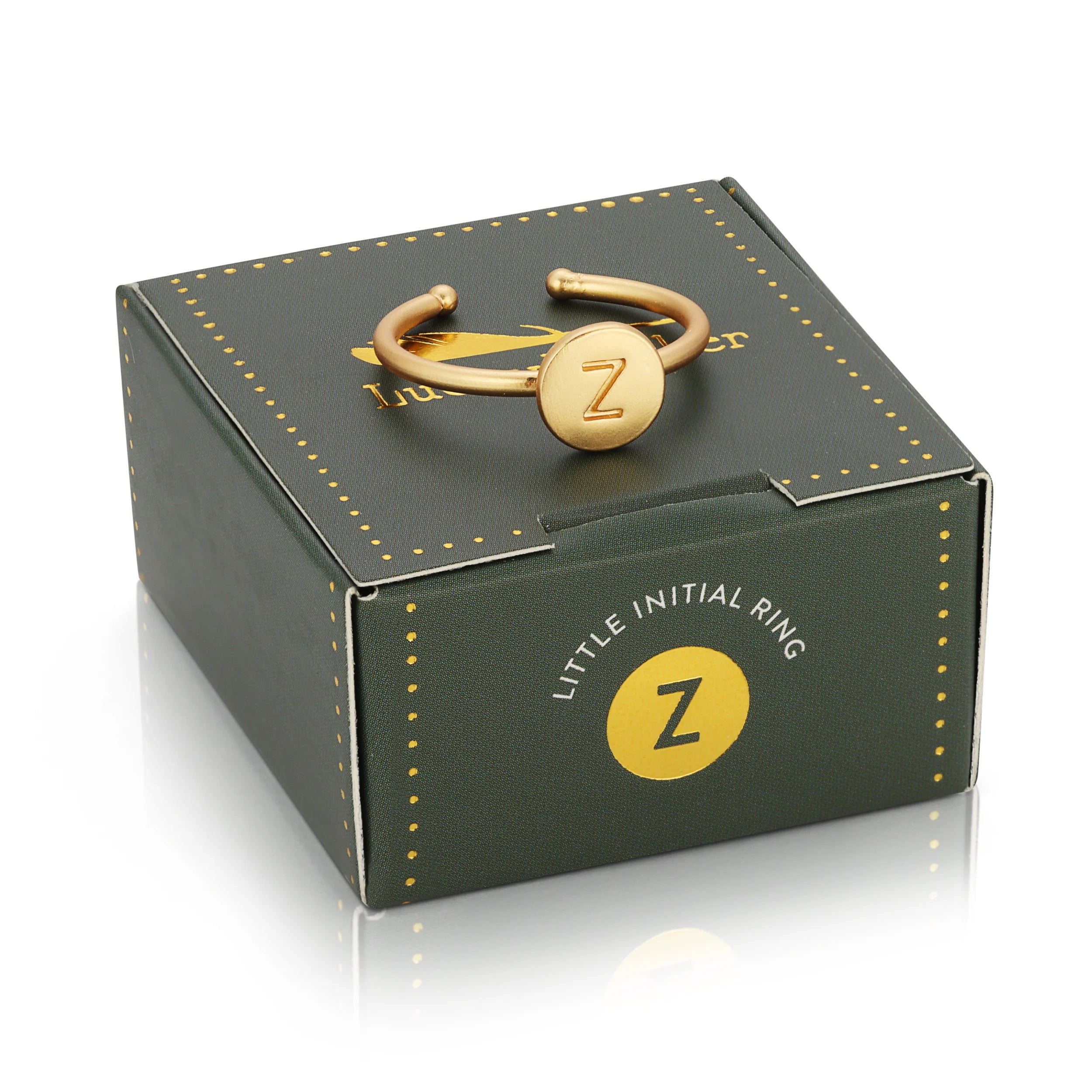 14k Gold Initial Rings - FORM + CONTENT