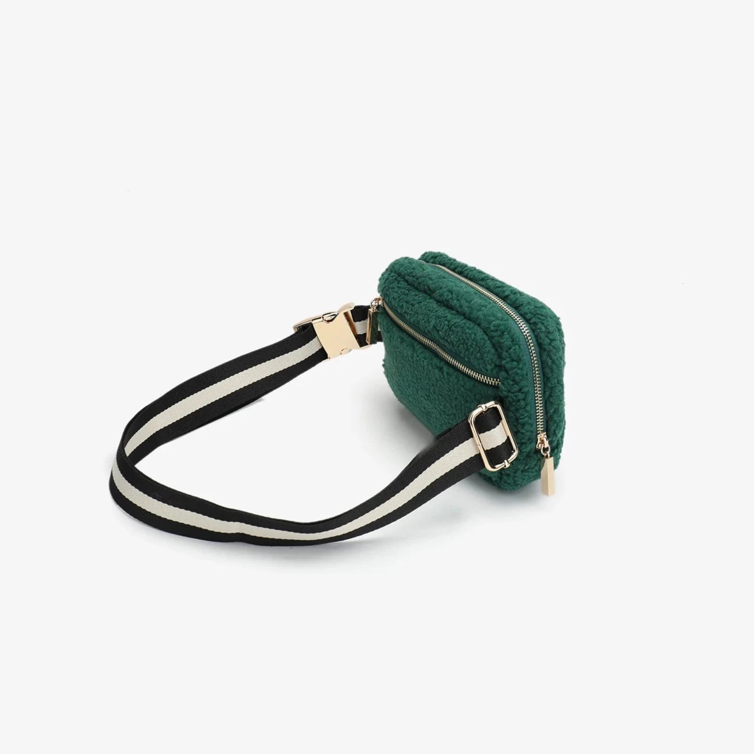 Libbie Fleece Belt Bag Green - FORM + CONTENT