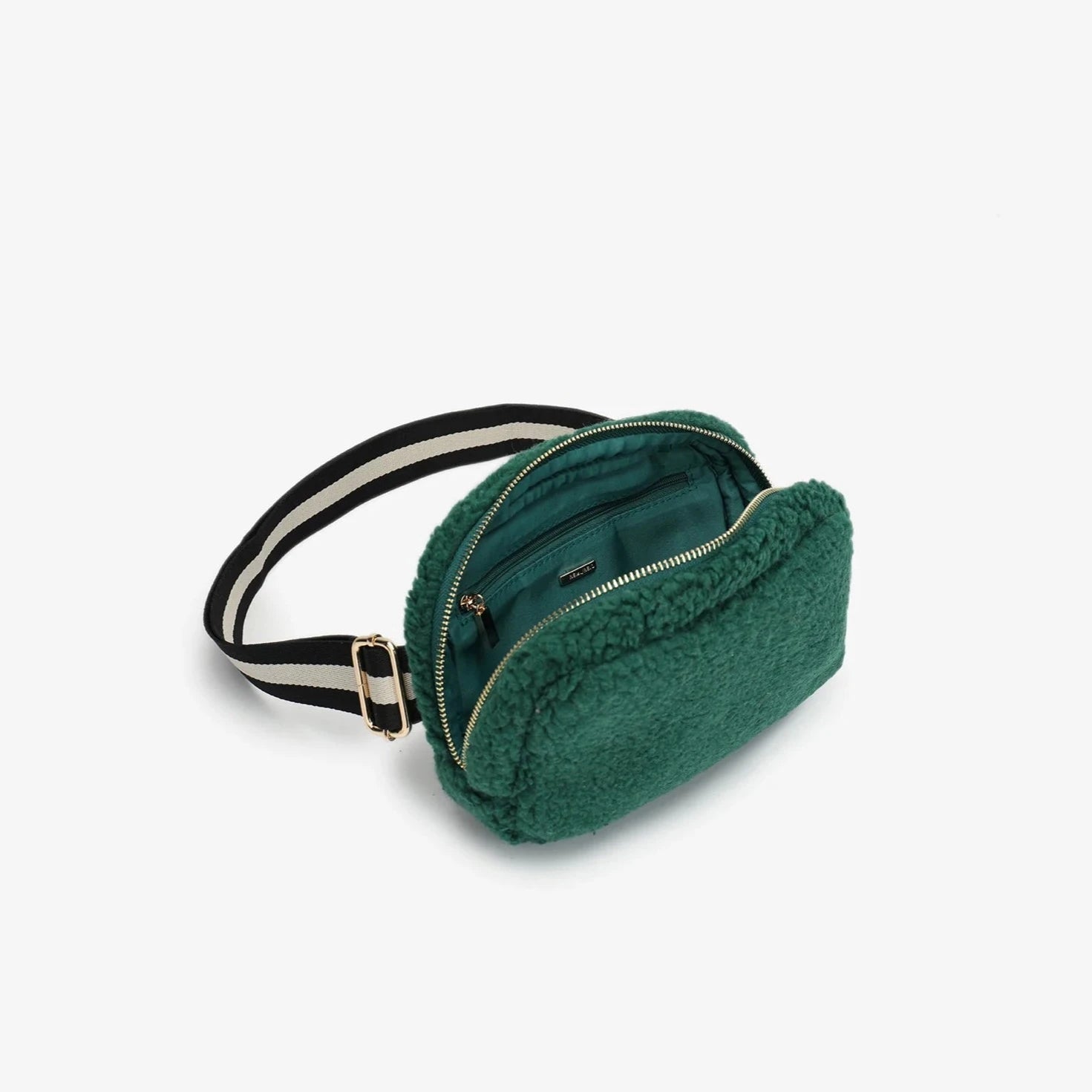 Libbie Fleece Belt Bag Green - FORM + CONTENT