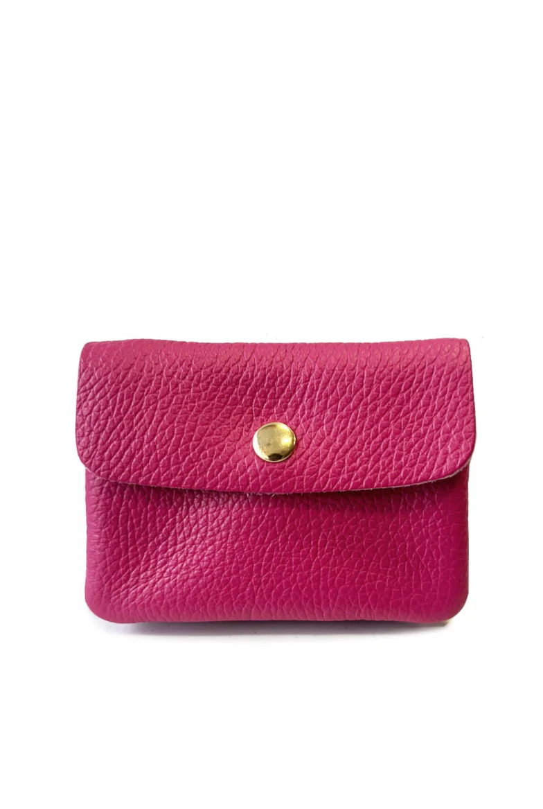 Luce Graine Small Leather Goods Wallet Pink
