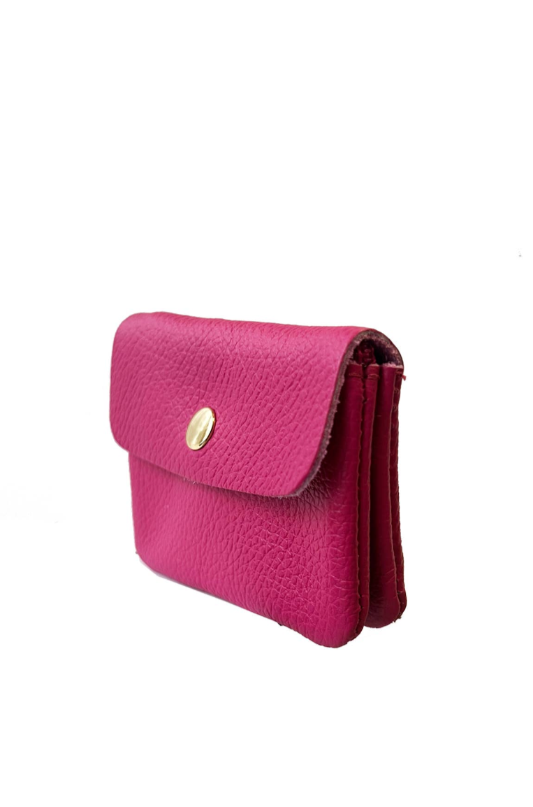 Small Leather Pink Wallet