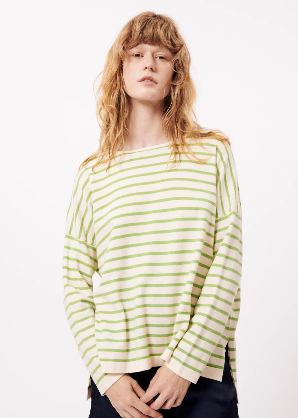 Eileen Green Stripe Sweater - FORM + CONTENT