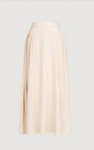 Moon River Natural Midi Skirt with a natural beige color and a flattering midi length