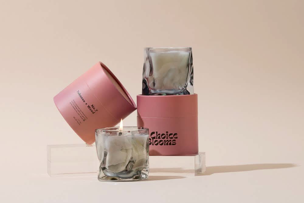 Choice Bloom Candle No. 7 Tobacco + Wood