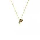 Initial Balloon Bubble 18K Gold Necklace: B / Gold Filled - FORM + CONTENT