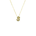 Initial Balloon Bubble 18K Gold Necklace: B / Gold Filled - FORM + CONTENT